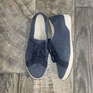 Dansko suede leather denim shoes